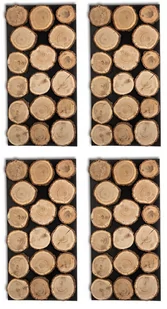 Panel Ścienny Dekoracyjny 76X38X3 Plastry Dębu 4 Szt Surowy Płyta Hdf Drewno Dębowe Psdm_076X038X03_Ndk4 / Wamar-Sosenka - Dekoracje domu - miniaturka - grafika 1