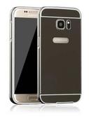 Etui i futerały do telefonów - Bumper Mirror Samsung Galaxy S7 Czarny - miniaturka - grafika 1