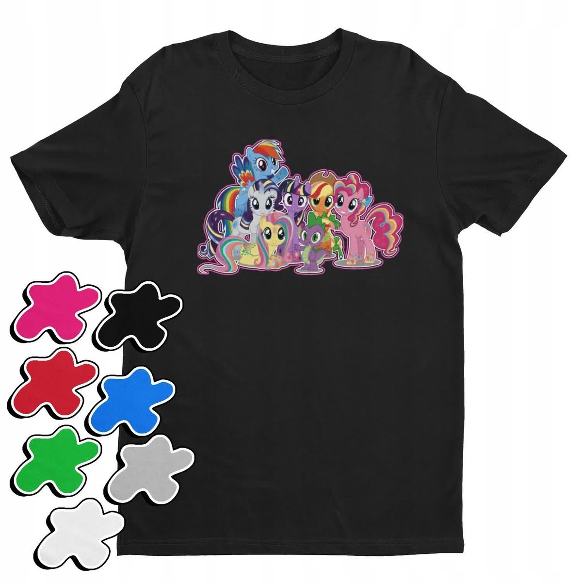 Koszulka T-Shirt Dziecięca Z Nadrukiem My Little Pony Różne -L 146-152