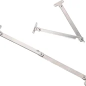 Zawiasy, okucia i inne akcesoria - 2 zawiasy do podtrzymywania klapy składanych drzwi szafy - miniaturka - grafika 1