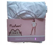 Piżamy damskie - Pusheen Piżama damska biała M - miniaturka - grafika 1