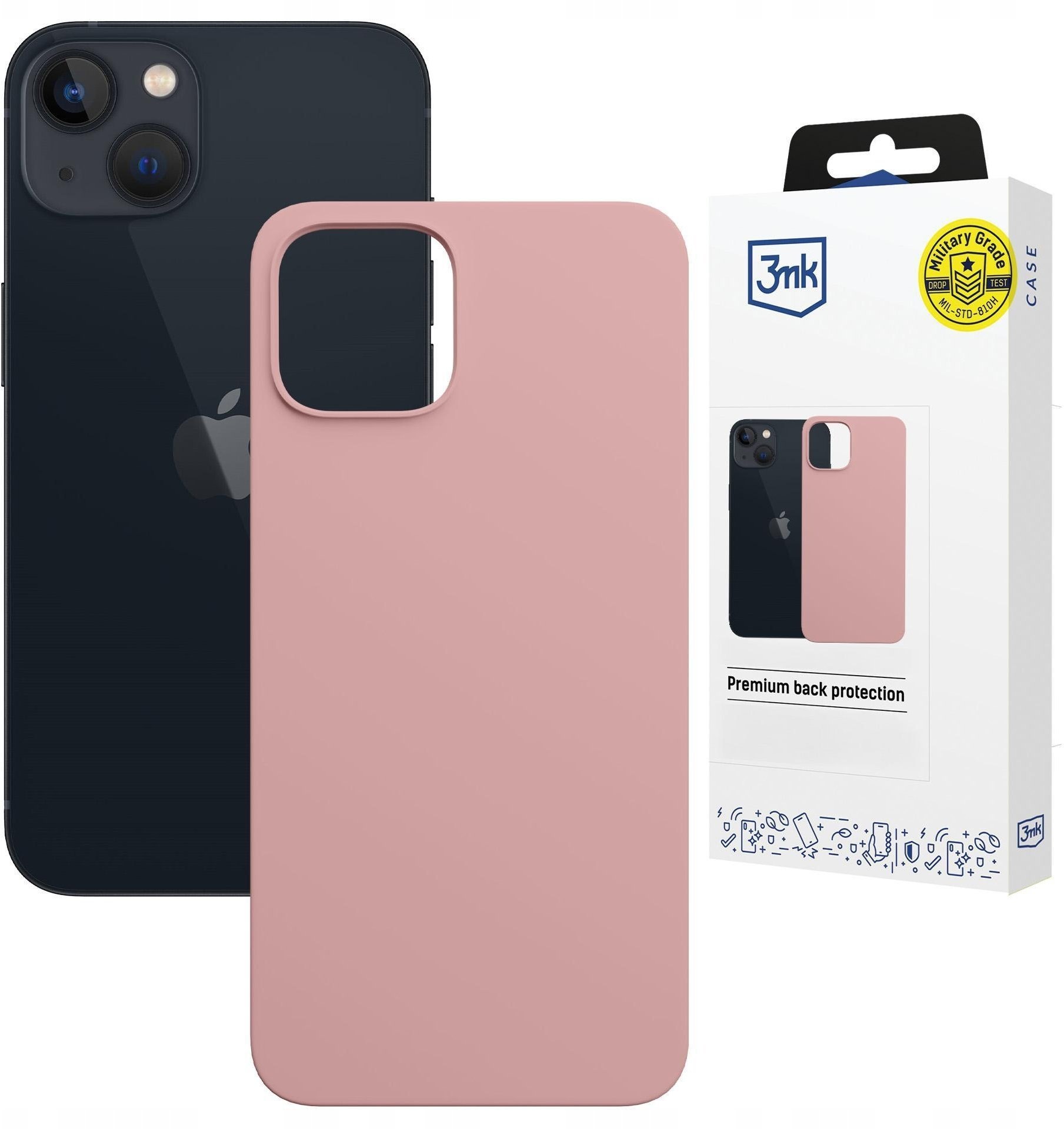 3MK Apple iPhone 15 Plus - 3mk Hardy Mellow MagCase Pink