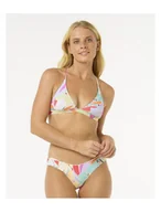 Stroje kąpielowe - Stanik kąpielowy RIP CURL Cala Vadella X Back Tri turkusowy XS - miniaturka - grafika 1