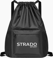 Torebki damskie - Strado Wodoodporny plecak sportowy torba Strado 37x48x19 cm Czarny - miniaturka - grafika 1