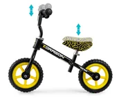 Rowerki biegowe - Milly Mally Rowerek Biegowy Dragon Black - miniaturka - grafika 1