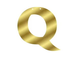Baner Personalizowany łączony - litera Q - Dekoracje sali - miniaturka - grafika 1