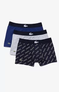 Bokserki męskie casual 5H1774 3-pack, Kolor szaro-granatowy, Rozmiar S, Lacoste - Intymna - Majtki męskie - miniaturka - grafika 1