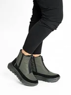 Botki damskie - ARA St.Moritz-GTX damskie botki, czarne błoto, 39 EU szerokie, Czarne błoto, 39 EU szerokie - miniaturka - grafika 1