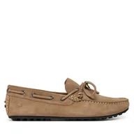 Mokasyny męskie - Mokasyny Lumberjack Drive LJ-SM81802-002-A01-CN017 Beżowy - miniaturka - grafika 1