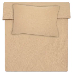 Komplet pościeli dziecięcej 90 x 120 cm - Zestaw pościeli dla dzieci z poduszką i kołdrą 40x60 beżowy - Pościel dla dzieci Komplet pościeli dziecięcej 90 x 120 cm - Zestaw pościeli dla dzieci z poduszką i kołdrą 40x60 beżowy - Pościel dla dzieci - miniaturka - grafika 1