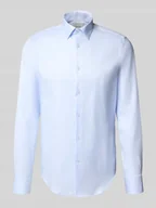 Koszule męskie - Koszula biznesowa o kroju slim fit z listwą guzikową model ‘Harrison’ - miniaturka - grafika 1