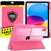 Przeźroczyste etui case clear pencil do Apple iPad GEN 10 A2757 10.9 | różowy