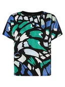 Bluzki damskie - s.Oliver - Bluzka damska, czarny|wielokolorowy - miniaturka - grafika 1