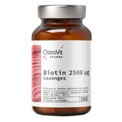 Witaminy i minerały - OstroVit Pharma Biotin 2500µg Lozenges 360tabs. Biotyna - miniaturka - grafika 1