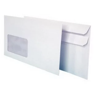 Koperta biała DL 110x220mm HK OKL 80G 45x90mm (na zamówienie) - Koperty - miniaturka - grafika 1