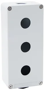 Schneider Electric Harmony XAP Kaseta sterownicza pusta szara 3 otwory XAPD3203 XAPD3203 - Inne akcesoria elektryczne - miniaturka - grafika 1