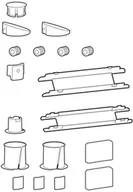 Akcesoria do monitorów - Ergotron ACCESSORY SPARE PARTS KIT LX/PRO WALL MOUNT SKUS DIG - miniaturka - grafika 1