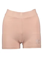 Spodenki damskie - adidas Szorty w kolorze beżowym - miniaturka - grafika 1