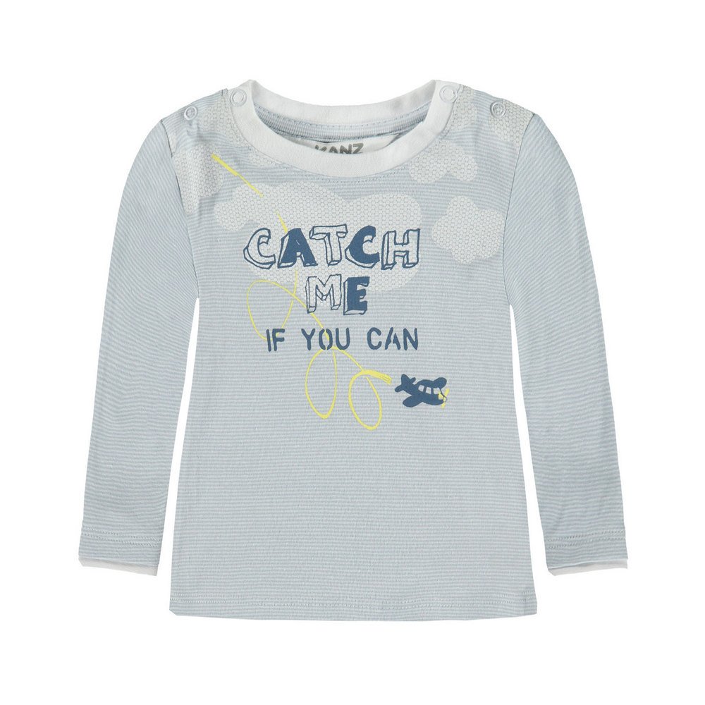 Kanz, Bluzka chłopięca z długim rękawem, niebieska, rozmiar 62