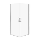 Kabiny prysznicowe - Kabina prysznicowa Cersanit Moduo 90x90x195 kwadratowa chrom transparentne S601-482 - miniaturka - grafika 1