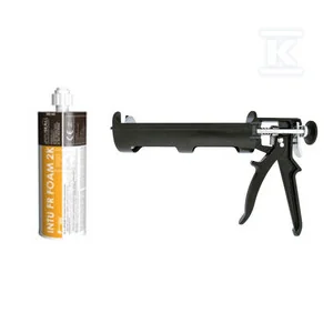 Pistolet ręczny do pianek typ 2K + pianka ogniochronna INTU FR FOAM 2K 380ml - Pianki montażowe - miniaturka - grafika 1