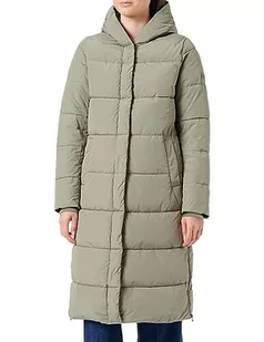 camel active Damski nowoczesny płaszcz buforowy, brązowy, 48 - Płaszcze damskie - miniaturka - grafika 1