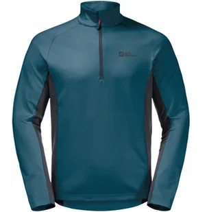 Jack Wolfskin Morobbia Fleece HZ M 1710911-4133 Niebieskie M - Bluzy męskie - miniaturka - grafika 1