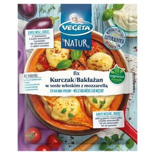Vegeta Natur Fix Kurczak/Bakłażan W Sosie Włoskim 35 G - Przyprawy i zioła sypkie - miniaturka - grafika 1