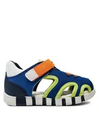 Buty dla chłopców - Geox Sandały B Sandal Iupidoo Boy B455PB 01454 C0685 Niebieski - miniaturka - grafika 1