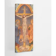 Ikony i obrazy sakralne - Ukrzyżowanie Jezusa - obraz polycanvas, 50x125 - miniaturka - grafika 1