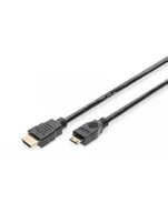 Kable - Digitus Kabel 2m czarny AK-330106-020-S AK-330106-020-S - miniaturka - grafika 1