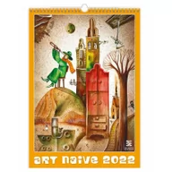 Kalendarze - Helma Kalendarz 2022 Art Naive Nowa - miniaturka - grafika 1