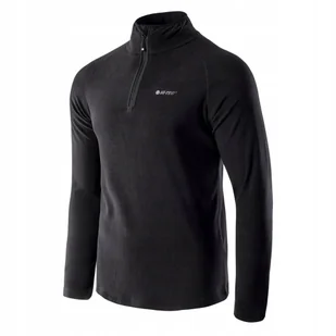 Polar męski Dilaso Hi-Tec czarny rozmiar XXL - Bluzy męskie - miniaturka - grafika 1