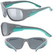 Okulary przeciwsłoneczne - Okulary przeciwsłoneczne dziecięce UVEX Sportstyle 514 grey matt/mirror silver WYSYŁKA W 24H 30 DNI NA ZWROT - miniaturka - grafika 1