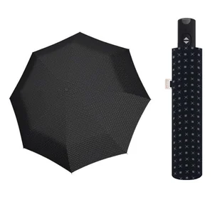Automatyczny bardzo mocny parasol męski CARBONSTEEL Doppler, szary wzór - Parasole - miniaturka - grafika 1