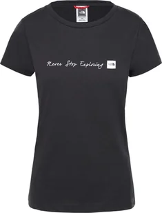 The North Face Koszulka damska Nse Tee czarna r. XL T0A6PRKY4 - Koszulki i topy damskie - miniaturka - grafika 1
