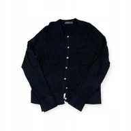 Swetry damskie - Sweter damski, narzutka kardigran ZARA KNIT L - miniaturka - grafika 1