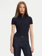 Swetry damskie - Guess Sweter W5YR04 Z0040 Granatowy Regular Fit - miniaturka - grafika 1