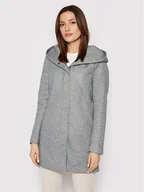 Płaszcze damskie - Only Płaszcz przejściowy Sedona 15142911 Szary Regular Fit L, M, S, XL, XS - miniaturka - grafika 1