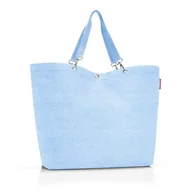 Torby i wózki na zakupy - Torba shopper xl, twist powder blue RZU4119 - miniaturka - grafika 1