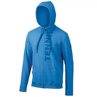 Bluzy męskie - Wilson M Full Zip Hoodie bluza męska, niebieski, M 0097512219365 - grafika 1