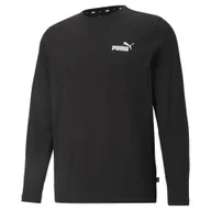 Koszulki sportowe męskie - Męska koszulka z długim rękawem Essentials PUMA Black - miniaturka - grafika 1