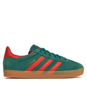 Buty dla chłopców - Sneakersy adidas Gazelle J IE8604 Zielony - miniaturka - grafika 1