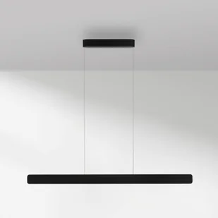 Paul Neuhaus Lampa wisząca Q-Stretto, możliwość ściemniania, czarny, salon / jadalnia, metal, nowoczesny - Lampy sufitowe - miniaturka - grafika 1