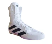 Kimona, stroje i obuwie - Buty bokserskie Adidas Box Hog 4 Biały/Czarny • Rozmiar: 40 2/3 - miniaturka - grafika 1
