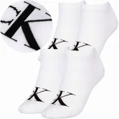 Skarpetki damskie - Calvin Klein Skarpetki Stopki 2 Pary 35-38 Biały Ck - miniaturka - grafika 1