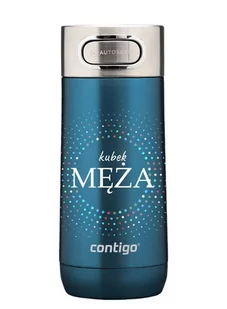 Kubek termiczny Contigo Luxe 360 ml Kubek Męża - cornflower - Kubki termiczne - miniaturka - grafika 1