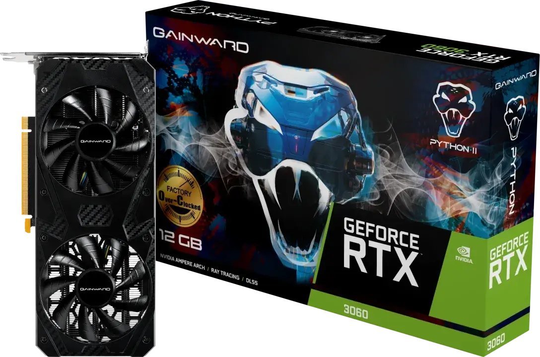 Gainward GeForce RTX 3060 Python II OC 12GB GDDR6 NE63060U19K9-PG190V