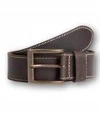Paski - Pasek Wrangler BASIC STITCHED W0081US85 Brown 115 - miniaturka - grafika 1
