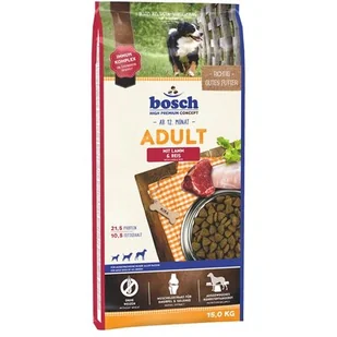Bosch Petfood Adult Lamb&Rice 15 kg - Sucha karma dla psów - miniaturka - grafika 1